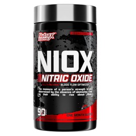 Nutrex Research - NIOX - Suplemento de nitrato de arginina NO3-T con vitamina C y AstraGin - 90 caps -30 Ser