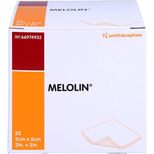 Melolin Sterile Wound Dressings, 5 x 5 cm, Pack of 25
