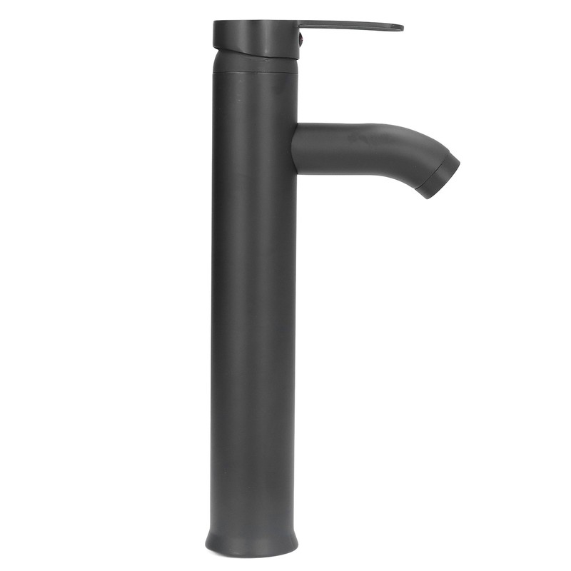 Black Faucet Bathroom G1/2 Stainless Steel Easy Control Matte Black