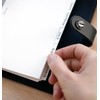 Filofax White Dividers, Personal Size, Cardstock, 7.5-inches Height, B132872