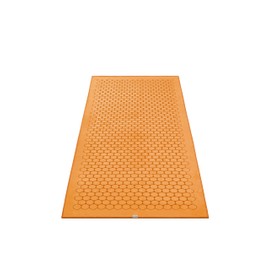 Gecko Touch Yoga Mat Towel - Unbeatable Double-Sided Silicone Grip for Ultimate Stability, Wet or Dry | Designed for Hot Yoga, Pilates, Sweaty Exercises | Classic Collection (Desert Orange)