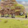 HO Gauge C8702 20 Bicycle Models and 4 Parking Racks,