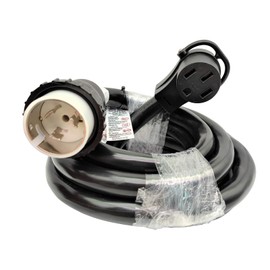 Parkworld 886399 Shore Power 50A to RV & EV Extension Adapter Cord NEMA SS2-50P to 14-50R (15 Feet)