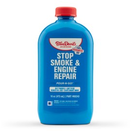 BlueDevil Stop Smoke & Engine Repair – 16 oz | Reduces Exhaust Smoke & Restores Engine Compression | Works While You Drive