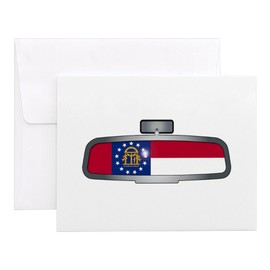 CafePress Driving Through Georgia 4.25" x 5.5" Notecards 10 Pack