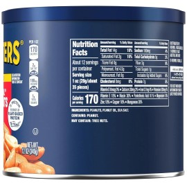 PLANTERS Salted Cocktail Peanuts 12 oz Jar (Pack of 1)