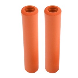 Non Slip Comfort Bike Handlebar Grips, Lightweight Bike Handle Grips, Bike for Most for MTB(Orange)