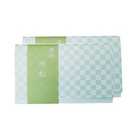Kokorokaishihompo Kokorokaishihompo Kaishi Checkered, Green, Women's, 293-7-116, Pack of 2