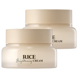 Skinfood Rice Brightening Cream, 2 pieces, 60ml / 스킨푸드 라이스 브라이트닝 크림, 2개, 60ml