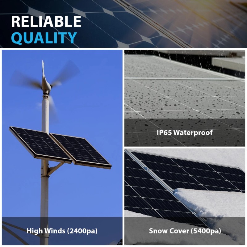 Mighty Max 100 Watt 12V Mono High Efficiency Solar Panel