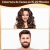 Meidu Champú Tinte Cabello Marrón Oscuro Gris Semipermanente Color Mujeres