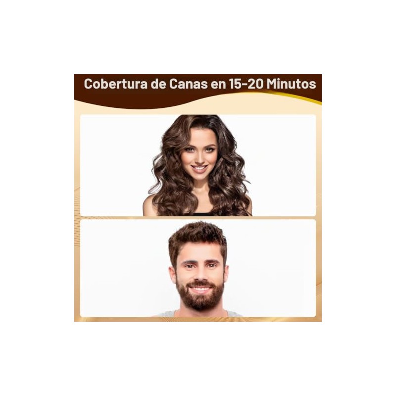 Meidu Champú Tinte Cabello Marrón Oscuro Gris Semipermanente Color Mujeres