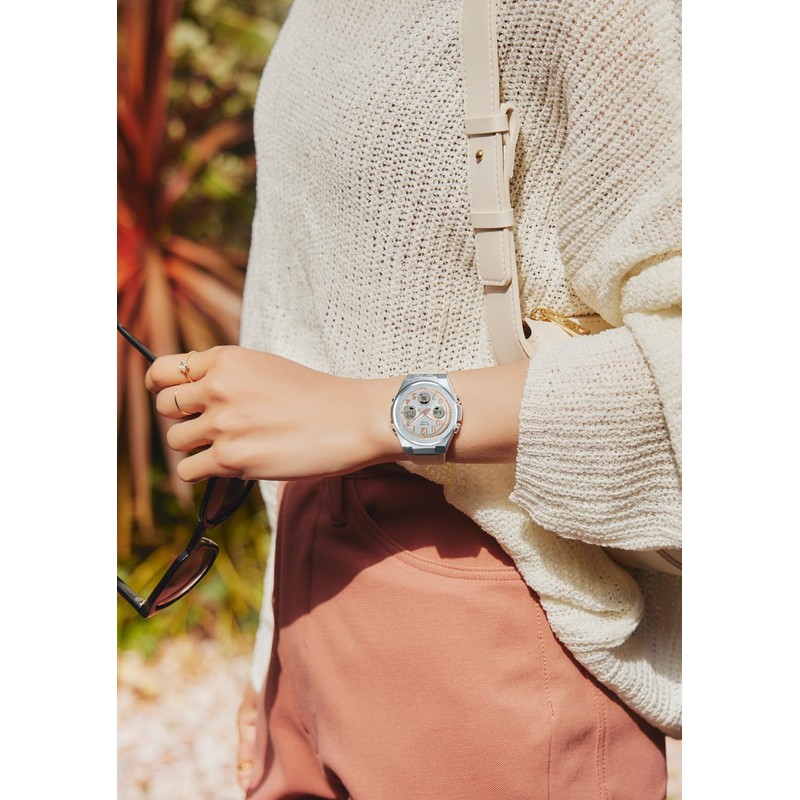 Casio MSGW600 Baby Watch (Arabic Index), beige / silver