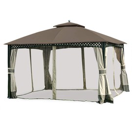 Garden Winds Replacement Canopy for The Windsor Gazebo - Riplock 350 - Nutmeg