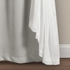 Lush Decor Sheer Grommet Curtains Panel with Insulated Blackout Lining,