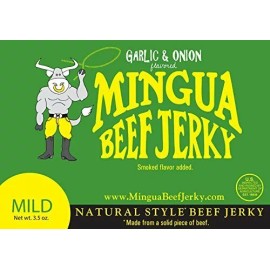 Mingua Beef Jerky Garlic & Onion 3.5oz Bag