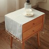 YUZHANGHE Bedside Table Tassel Cover Cloth Suitable for Bedside Table