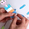 MENPQZUC_52EE실버 100P 인형관절 종이고정 할핀 활핀 MENPQZUC_52EE Silver 100P Doll Joint Paper Fixing Pin Clip Pin