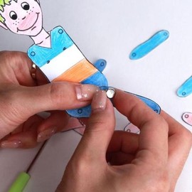 MENPQZUC_52EE실버 100P 인형관절 종이고정 할핀 활핀 MENPQZUC_52EE Silver 100P Doll Joint Paper Fixing Pin Clip Pin