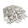 Teansic 100 Pcs Non Insulated Butt Connectors, AWG 14-12 Uninsulated