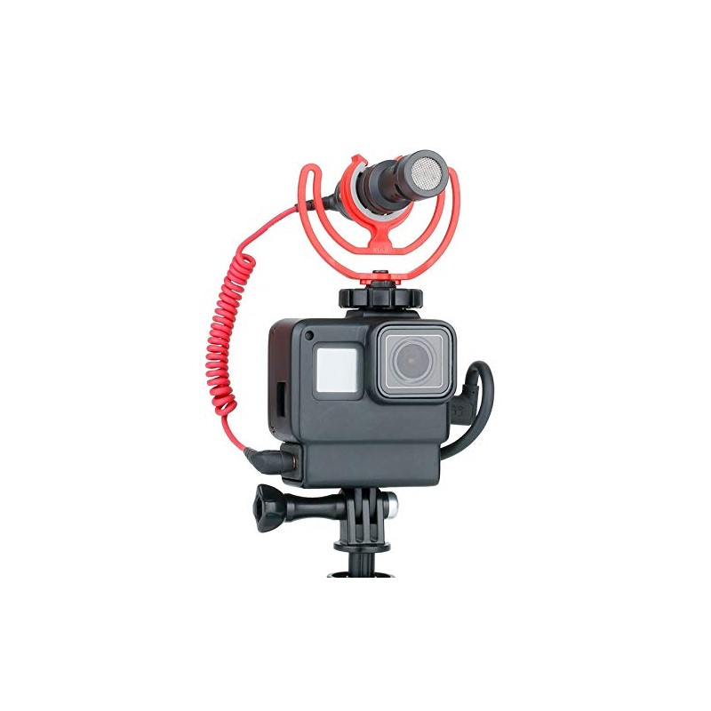 HAFOKO Hero 7 Vlogging Cage with Cold Shoe Adapter for