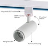 Ajbvp 5-Color LED Track Lighting Heads 12W Dimmable,Adjustable Beam Degree15°/24°/36°/45°/60°,2700K/3000K/3500K/4000K/5000K,Single