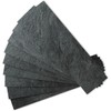 AULIGET 40-Piece Black Slate Peel and Stick Backsplash Wall Tiles,