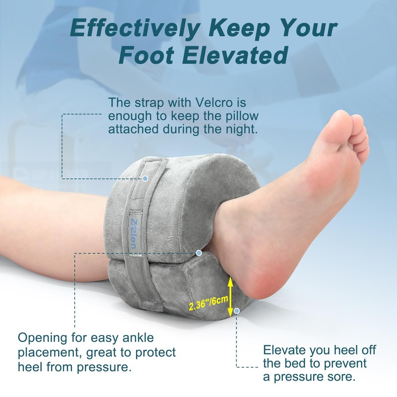 Foot Elevation Pillow Ankle Protector Support Elevated Foot Heel Pillow