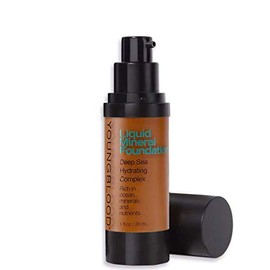 Youngblood Espresso Liquid Mineral Foundation, Dewy, Lightweight, Full Coverage, Vegan, Cruelty Free, Gluten-Free