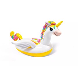 Intex Giant Unicorn Inflatable Ride-On Pool Float 79x55x38" Swimming Water Toys