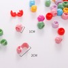 100 Mini Rainbow Hair Clips and Tiny Claws for Hair