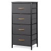 Segawe Fabric Storage Tower with 4 Drawers Tall Chest of