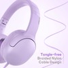 LORELEI - Auriculares E5 con cable para niños, plegables, sin