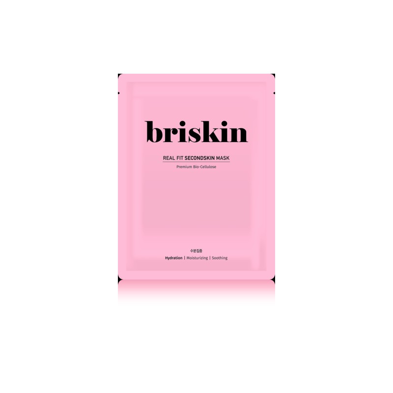 briskin Real Fit Secondskin Moisturizing Mask Sheet 10 Sheets -