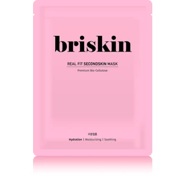 briskin Real Fit Secondskin Moisturizing Mask Sheet 10 Sheets - Secondskin Moisturizing Mask