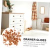 LIFKOME 40Pcs Shape Plastic Drawer Stoppers Durable Drawer Glides for