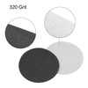 sourcing map 3 Inch Wet Dry Sanding Discs 320 Grit