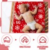Mindsoft 2 Pcs Christmas Snowflake Gingerbread Man Crib Sheets for