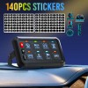 MICTUNING RGB 8 Gang Switch Panel ON/OFF LED Light Bar