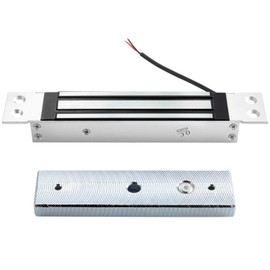 Recessed Magnetic Lock for Access Control, 180KG 350lbs Holding Force Flush Mount Electromagnetic Lock, Fail Safe DC 12V Waterproof for Wood Metal Fire Doors