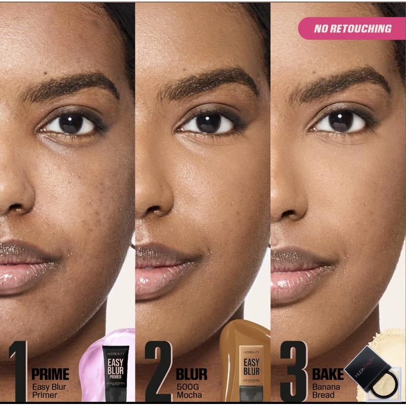 HUDABEAUTY Original Easy Blur Natural Airbrush Foundation 30ml by Bella
