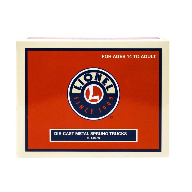 Lionel O Gauge Die Cast Metal Sprung Trucks 2-Pack Model