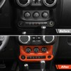 RT-TCZ Wrangler Accessories Air Conditioning Switch Panel Cover Trim Interior