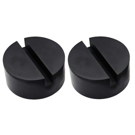 ZPFLL Rubber Jack Pad, Protector Slotted Jack Pad, Medium Size Frame Rail Adapter Pad for Universal Vehicle (2PCS)