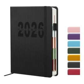 Agenda Diaria 2026 A5 Pasta Dura 320 Hojas Personalizable