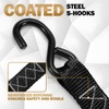 IAZZCO Heavy Duty Ratchet Straps with Hook - 1.6 Inch