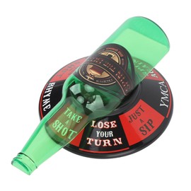 Fdit Pointer Drinking Rotate Bottle Game, Vertical Rotate Bottle Game, Portable Classic Spin The Bottle Drinking Game for Family Game Night, Parties, picnics, Camping, Tailgating
