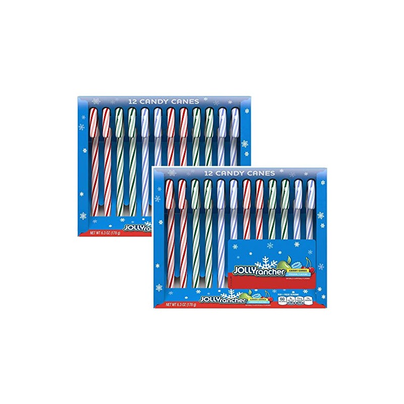 Jolly Rancher Candy Canes - Original Flavors - 24 ct.