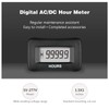 HonorMeet Digital AC/DC 5V to 277V Hour Meter for Generator,