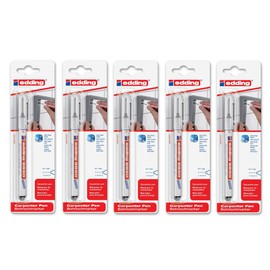 Edding 4-8850-1-4001 Special Marker 8850 Drill Hole Pen DIY 0.7-1 mm Black (5) Pack of 5